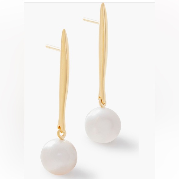 MONICA VINADER Jewelry - Monica Vinader NIB Nura Freshwater Pearl Drop Earrings